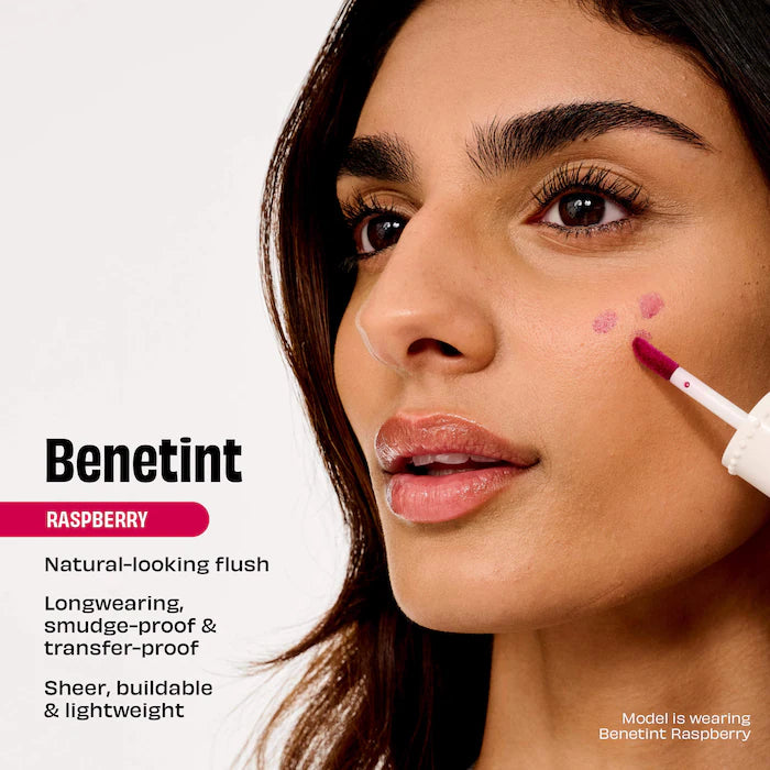 Benetint Bliss Liquid Lip + Cheek Blush Stain Duo Makeup Gift Set
